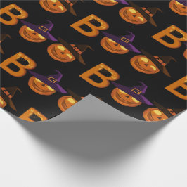 Boo Halloween Pumpkin Illustration Presentpapper