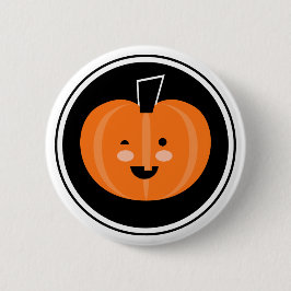 Boo! Halloween Pumpkin Pinback-knapp Knapp