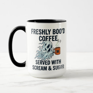 Boo Halloween Pun Mugg - Skräckfylld Kaffe Kopp Pr