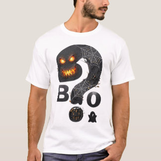 Boo Halloween Spindelnätsglyf T Shirt