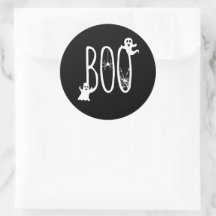 BOO Halloween-spöke Skumma tema & Svart spindel