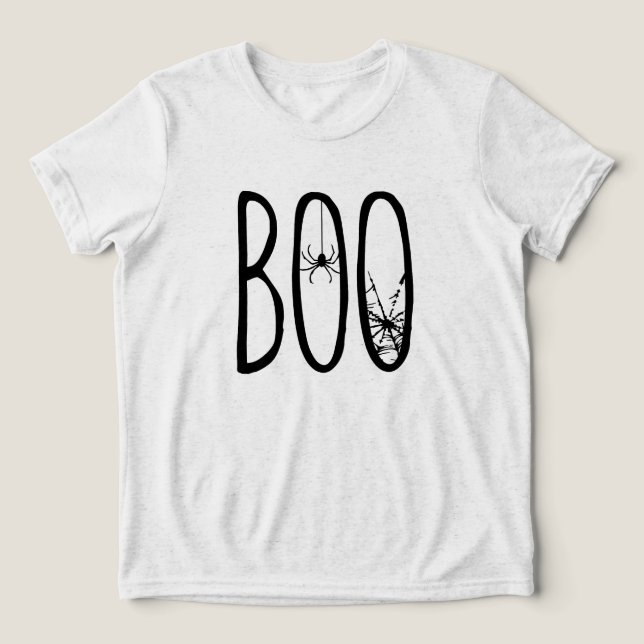 BOO Halloween Spökhumor Halloween T Shirt (Design Framsida)