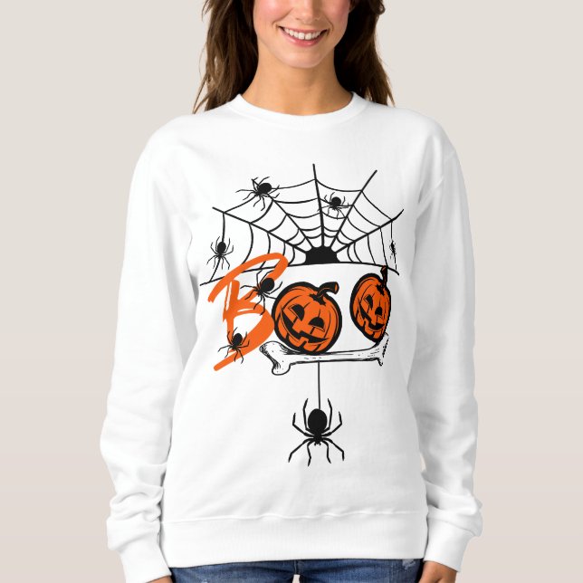 BOO Halloween T Shirt (Framsida)