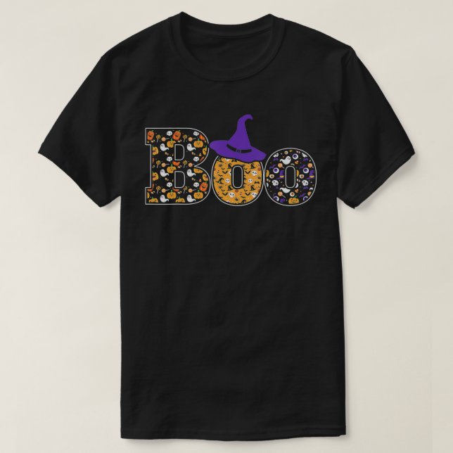 Boo Halloween T Shirt (Design framsida)