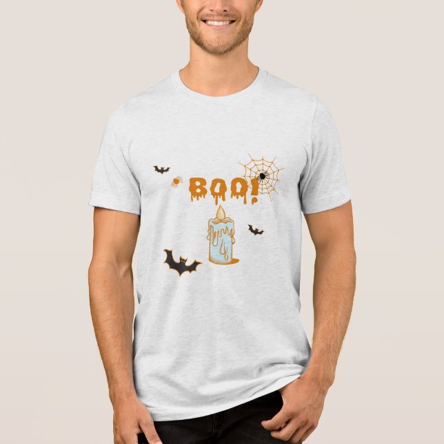 Boo! Halloween T Shirt (Framsida)