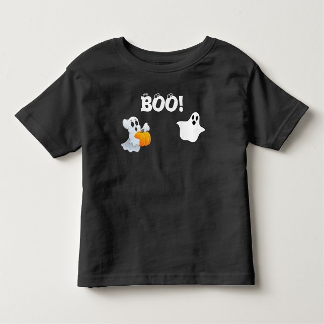 Boo Halloween T Shirt (Framsida)