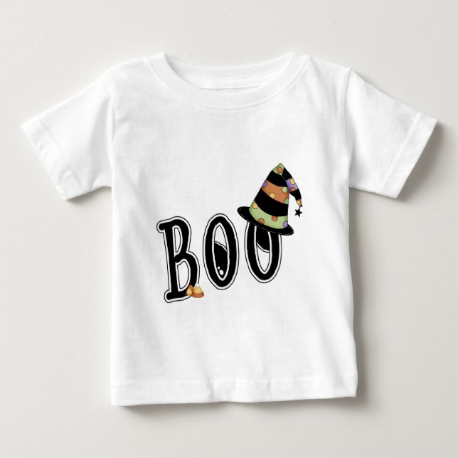 Boo Halloween T-Shirt (Framsida)