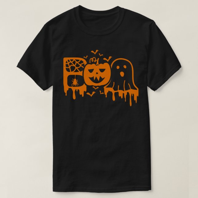boo halloween t shirt (Design framsida)
