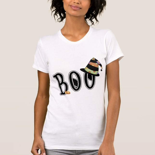 Boo Halloween T-Shirt (Framsida)