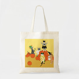 BOO! Halloween Tote Bag Tygkasse