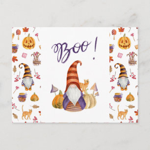 Boo Halloween Vykort