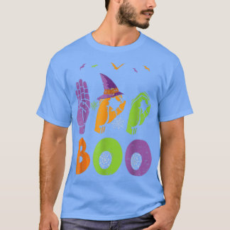 Boo Händer American Sign Language Pride ASL Hallow T Shirt