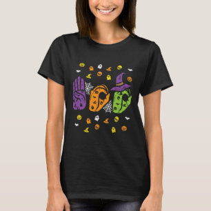 Boo Händer American Sign Language Pride Asl Hallow T Shirt