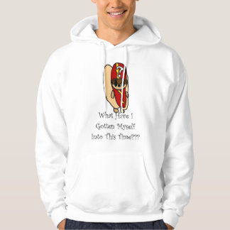 Boo Happens Hotdog Kostym Hoodie