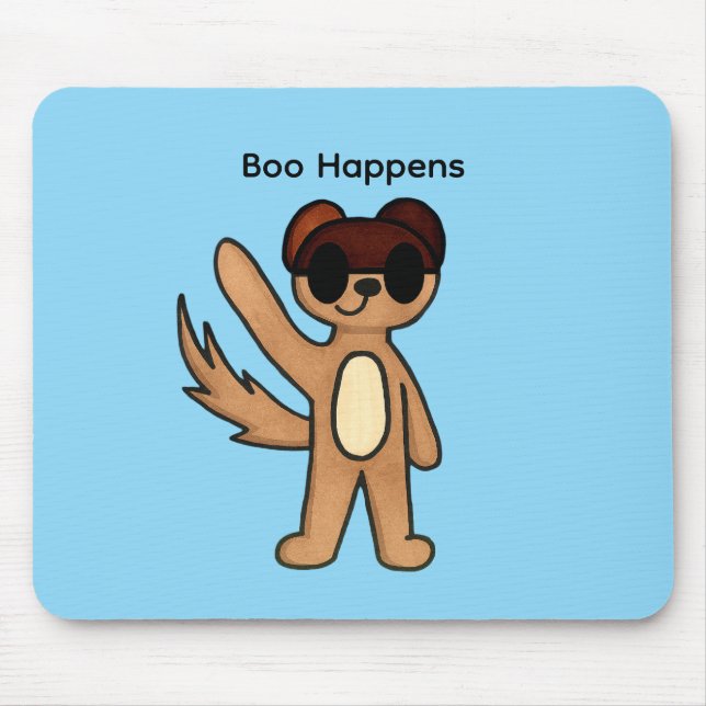 Boo Happens Mouse Pad Musmatta (Framsidan)