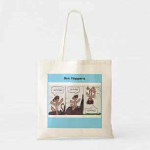 Boo Happens Tecknad Tote Bag Tecknad Tygkasse