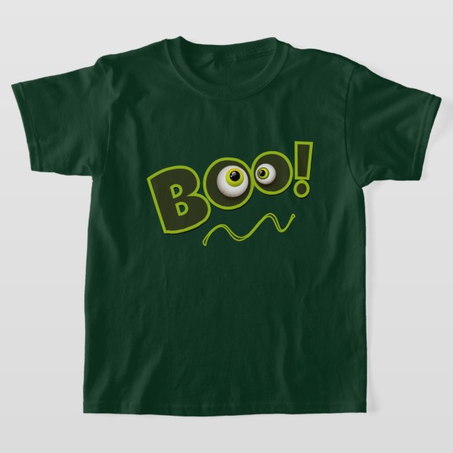 Boo Happy halloween Costume T-Shirt (Laydown)