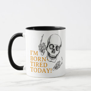 Boo Happy halloween Funny Skull-skämt Mugg
