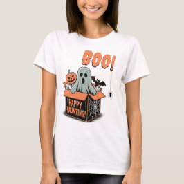 BOO! Happy halloween Haunting Ghost T-Shirt