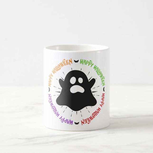Boo!! Happy Halloween!! Kaffemugg (Center)