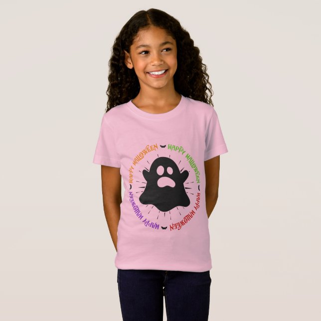 Boo!! Happy Halloween!! T Shirt (Hel framsida)