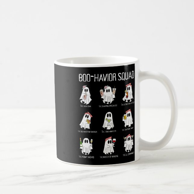 Boo-havior Squad beteendeanalys Ghost Rbt A Hal Kaffemugg (Höger)