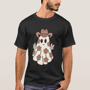 Boo Haw Cowboy Rolig Spök Skum Säsong Halloween T Shirt