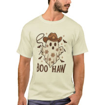 Boo Haw Cowgirl Ghost - Cute Westerna Halloween