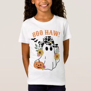 Boo Haw faller Halloween westernt cowboyspöke T Shirt