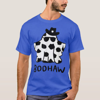 Boo Haw, Retro Boo Haw Ghost Cowbo Halloween T Shirt