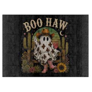 Boo Haw Söt Spöke Rolig Cowboy Western Halloween
