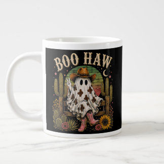 Boo Haw Söt Spöke Rollig Cowboy Western Halloween Jumbo Mugg