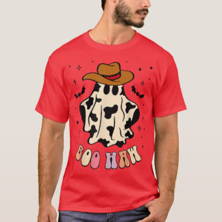 Boo haw spöke western cowboycowboyflicka roligt Ha T Shirt
