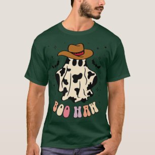 Boo haw spöke western cowboycowboyflicka roligt Ha T Shirt