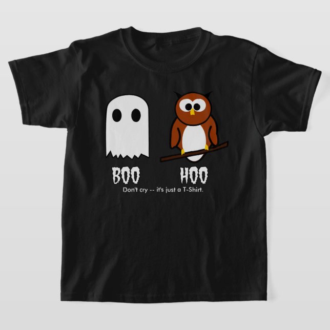 Boo Hoo Ghost och Uggla T-shirt (Laydown)
