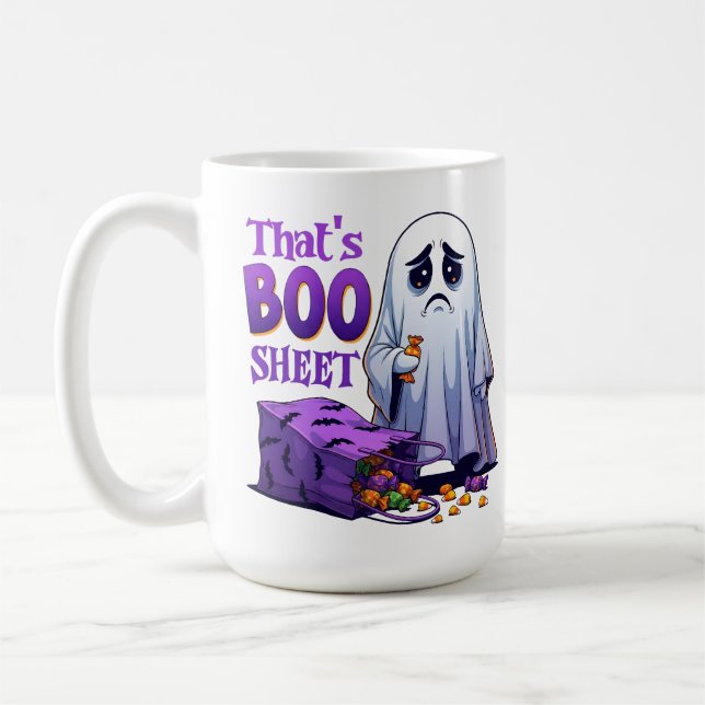 Boo-Hoo-lloween som är Boo Lakan Kaffemugg (Vänster)