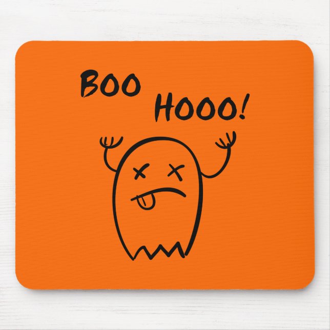 Boo Hooo Halloween Spöklikhet - enfärgad Musmatta (Framsidan)
