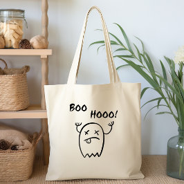 Boo Hooo Halloween Spöklikhet - enfärgad Tygkasse