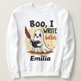Boo I-Skriva bättre eget namn Halloween T Shirt