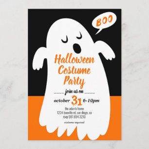 Boo - inbjudan till Halloween fest