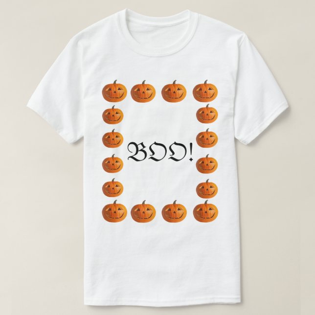BOO Jack-O-Lantern 2 T-Shirt (Design framsida)