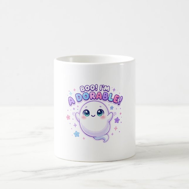 Boo jag är bedårande söt spöke kaffemugg (Center)