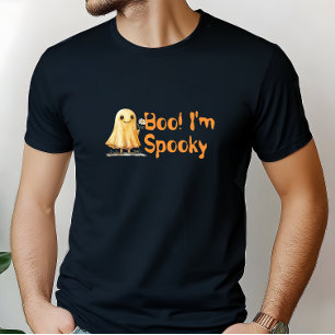 Boo! Jag är Spooky leende spökorange T Shirt