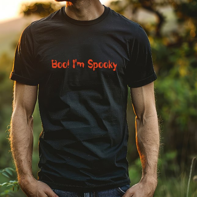 Boo! Jag är Spooky orange halloween T Shirt (Skapare uppladdad)