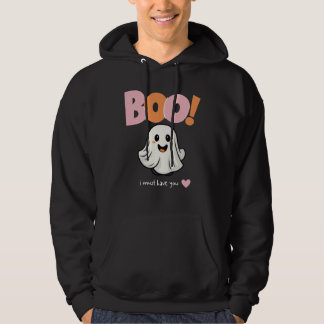 Boo! Jag måste ha dig - Black Hooded Sweatshirt