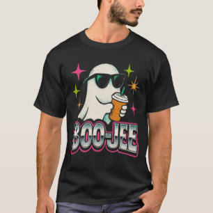 Boo-jee Bootleg Retro Ghost Halloween Design T Shirt