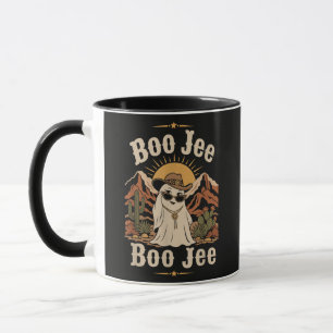 Boo JEE Cowboy Spöke Halloween Mugg