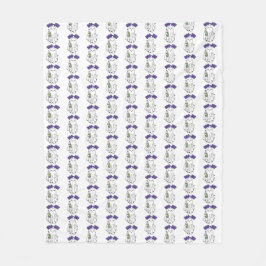 Boo-Jee Cute halloween Ghost med iserad kaffe Fleecefilt