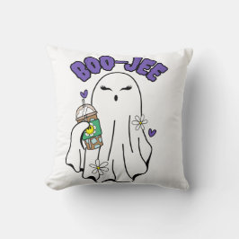 Boo-Jee Cute halloween Ghost med iserad kaffe Kudde