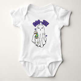 Boo-Jee Cute halloween Ghost med iserad kaffe T Shirt